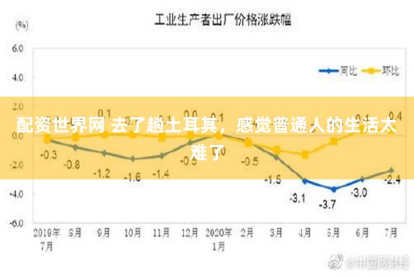 配资世界网 去了趟土耳其，感觉普通人的生活太难了